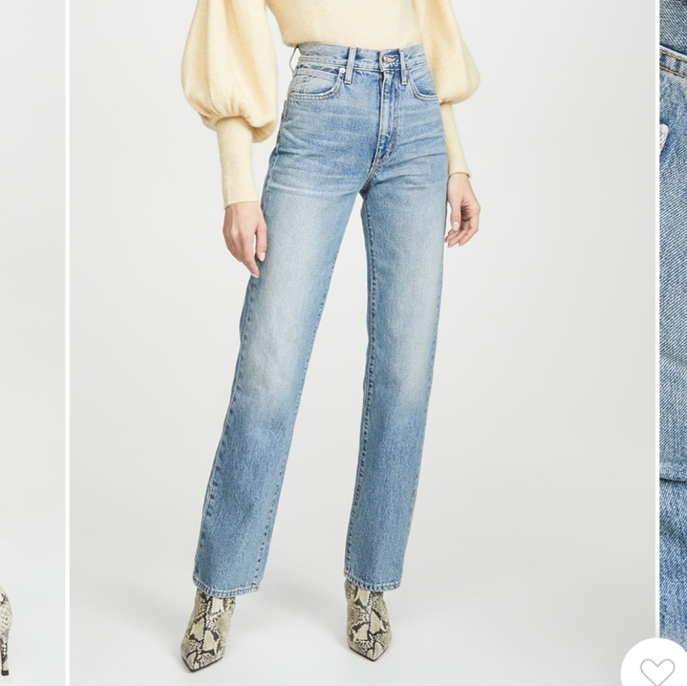 SLVRLAKE Light Blue Straight Leg Jeans
